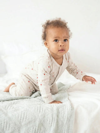 Cozy Reindeer Baby Full Sleeve Sleepsuit - Kidulan