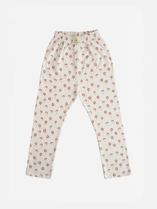 Baby Girl Ruffle Jumpsuit with 2 Printed Leggings Combo - Kidulan