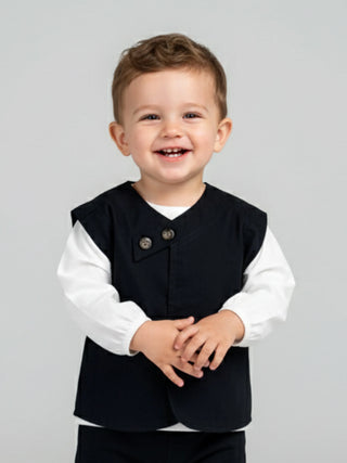 Boys Classic Kurta Style Shirt Set - Kidulan