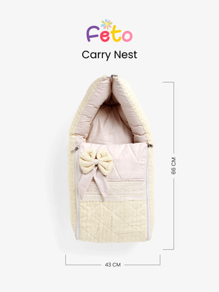 Golden Glow Carry Nest For Newborn Babies - Kidulan